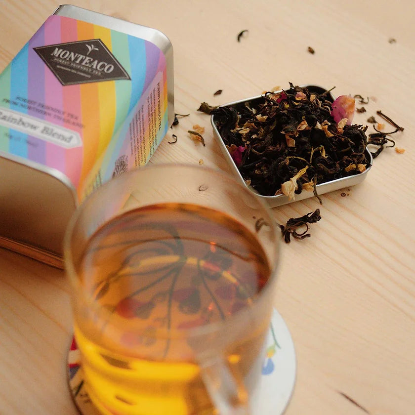 Te i krus og løs te i dåse - Rainbow Blend